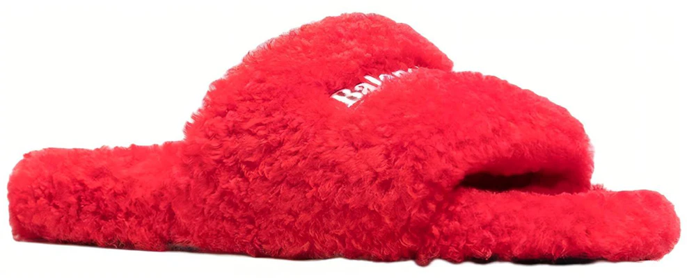 Balenciaga Chaussons Furry ''Rouge'' 654747-W2DO1-6596 Order Balenciaga Chaussons Furry ''Rouge'' 654747-W2DO1-6596
