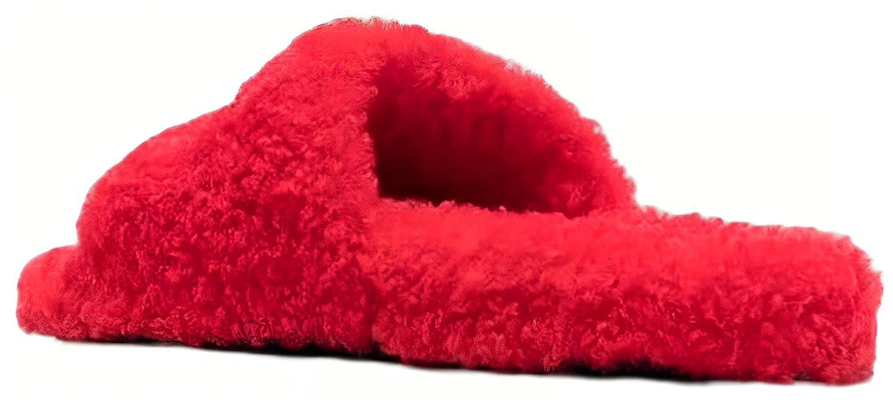 Balenciaga Chaussons Furry ''Rouge'' 654747-W2DO1-6596 Shop Balenciaga Chaussons Furry ''Rouge'' 654747-W2DO1-6596