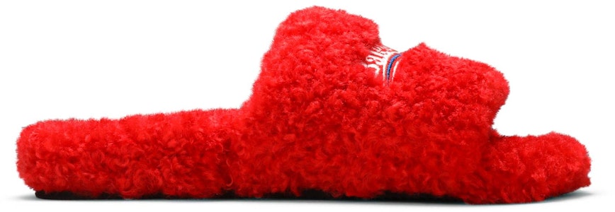(女款)Balenciaga 紅色絨毛拖鞋 654261-W2DO1-6596 Buy (女款)Balenciaga 紅色絨毛拖鞋 654261-W2DO1-6596