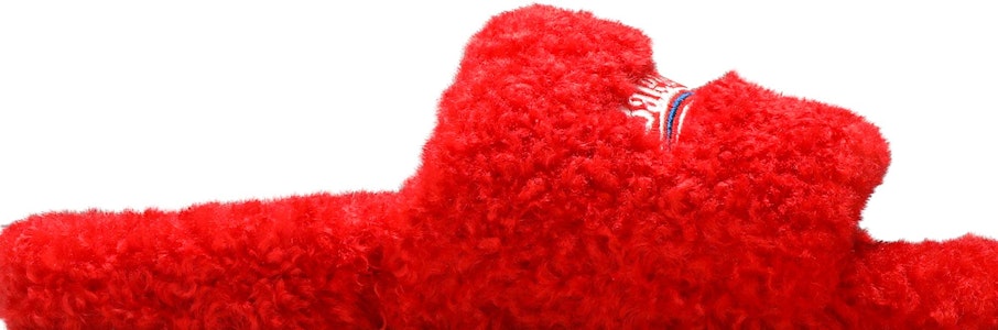 (女款)Balenciaga 紅色絨毛拖鞋 654261-W2DO1-6596 Order (女款)Balenciaga 紅色絨毛拖鞋 654261-W2DO1-6596