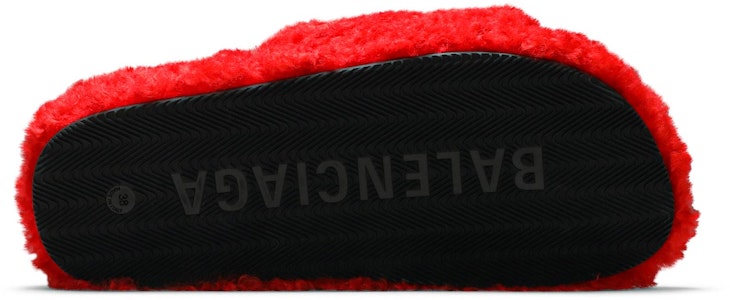 (女款)Balenciaga 紅色絨毛拖鞋 654261-W2DO1-6596 Shop (女款)Balenciaga 紅色絨毛拖鞋 654261-W2DO1-6596