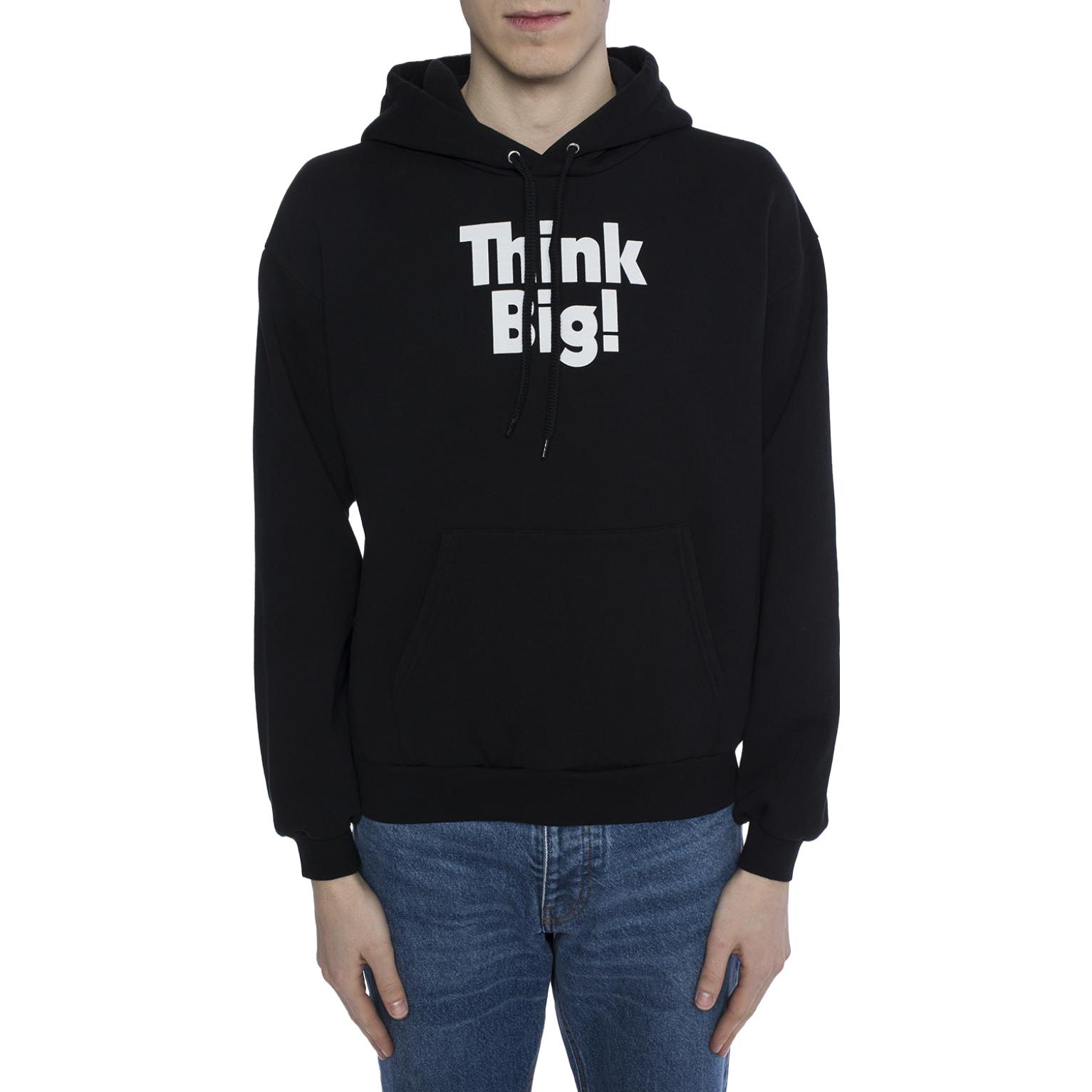 Purchase 巴黎世家 FW19 字母印花连帽卫衣 黑色 - 常规版型长袖. 508205TYK631000