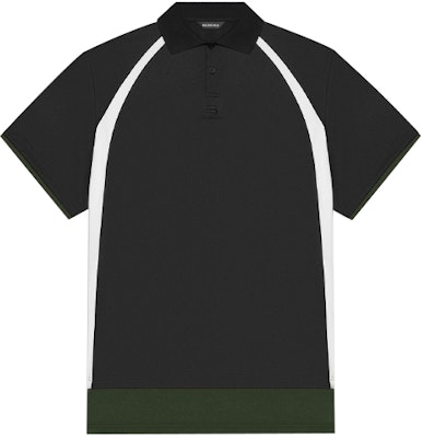 Balenciaga FW21 Baju Polo Kapas Hitam Lapisan Dua. 661507TKVA51042 Buy Balenciaga FW21 Baju Polo Kapas Hitam Lapisan Dua. 661507TKVA51042