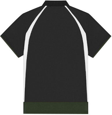 Balenciaga FW21 Baju Polo Kapas Hitam Lapisan Dua. 661507TKVA51042 Lookbook Balenciaga FW21 Baju Polo Kapas Hitam Lapisan Dua. 661507TKVA51042