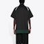 Details for Balenciaga FW21 Baju Polo Kapas Hitam Lapisan Dua. 661507TKVA51042
