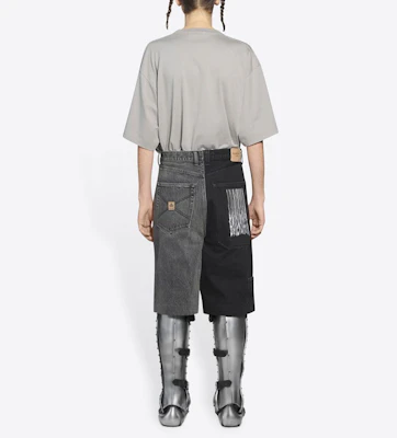 Balenciaga FW21 黑色拼接丹寧短褲. 662892TBP471055 Purchase Balenciaga FW21 黑色拼接丹寧短褲. 662892TBP471055