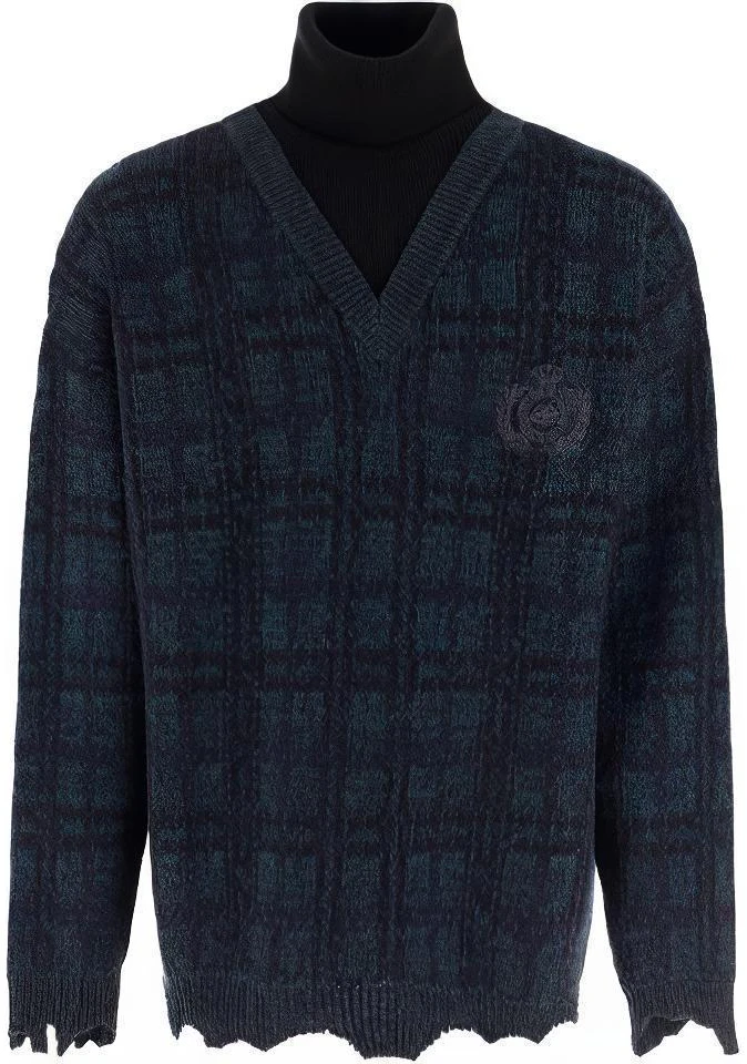 balenciaga-fw-21-distressed-layered-turtleneck-wool-sweater-black-green-662520-t16083769