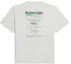 Lookbook Balenciaga FW21 Dry Cleaning Boxy Logo Print Classic White Crewneck T-Shirt Men 651795TKVF89085