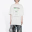 Purchase Balenciaga FW21 Dry Cleaning Boxy Logo Print Classic White Crewneck T-Shirt Men 651795TKVF89085