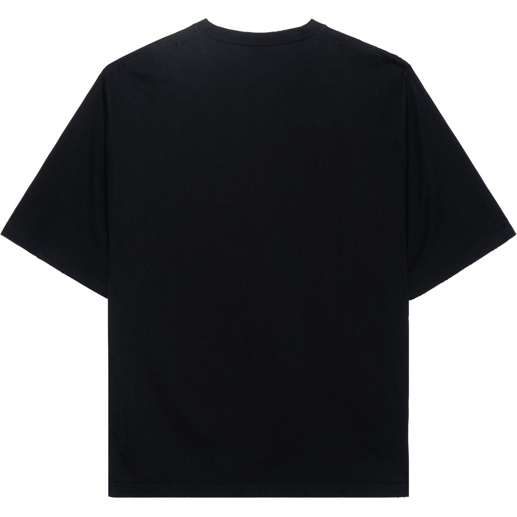 Balenciaga FW21 Free Letter Print Oversized T-Shirt Unisex Black 661715TKVD31070 圖 3