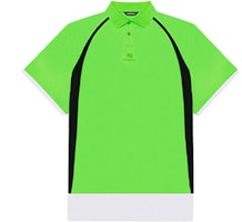 Balenciaga FW21 Green Casual Logo Embroidered Polo Shirt Unisex. 661507TKVA53007 Balenciaga FW21 Green Casual Logo Embroidered Polo Shirt Unisex. 661507TKVA53007