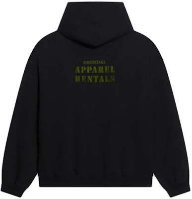 Balenciaga Sudadera con Capucha Letras FW21 Negra. 674986TLVA71361 Lookbook Balenciaga Sudadera con Capucha Letras FW21 Negra. 674986TLVA71361