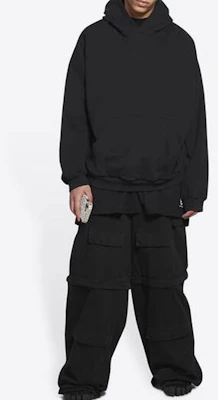 Balenciaga Sudadera con Capucha Letras FW21 Negra. 674986TLVA71361 Shop Balenciaga Sudadera con Capucha Letras FW21 Negra. 674986TLVA71361