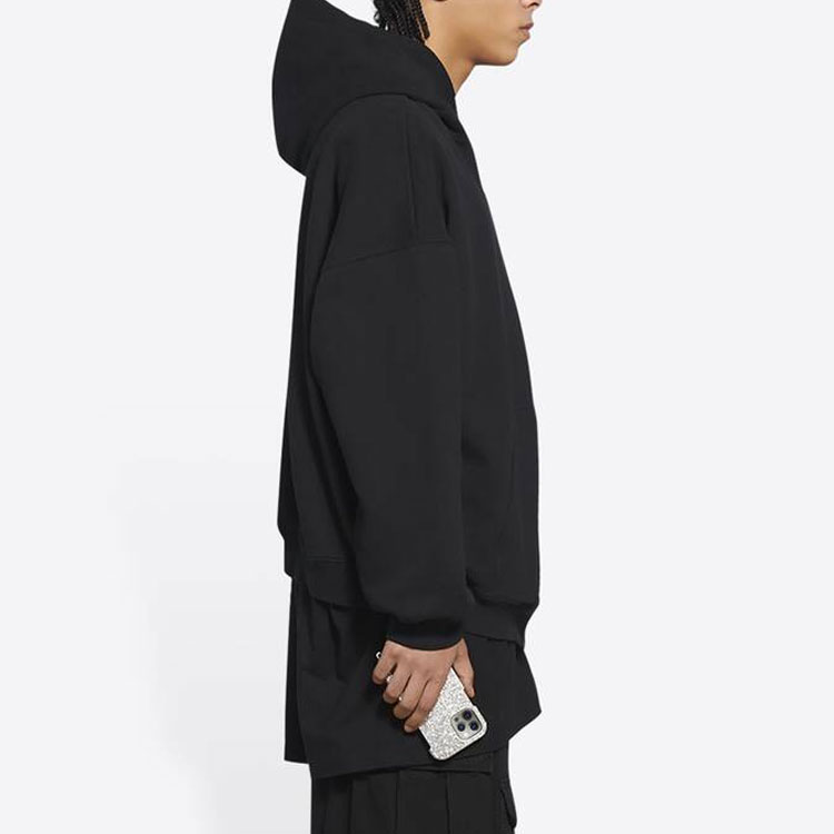 Details for Balenciaga Sudadera con Capucha Letras FW21 Negra. 674986TLVA71361