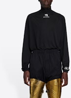 バレンシアガ FW21 レターロゴ ブラック ロングスリーブ Tシャツ 661749444B81077 Purchase バレンシアガ FW21 レターロゴ ブラック ロングスリーブ Tシャツ 661749444B81077