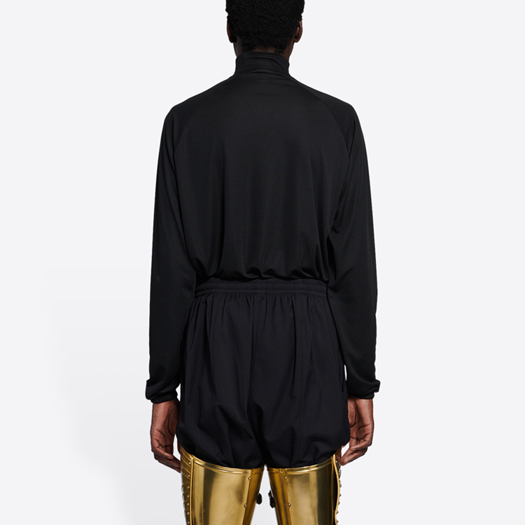 Details for バレンシアガ FW21 レターロゴ ブラック ロングスリーブ Tシャツ 661749444B81077