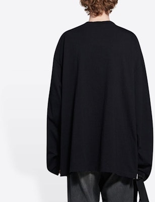 Balenciaga FW21 Letter Logo Cotton Poplin Long Sleeve Shirt White Men’s. 663058TKM059000 Purchase Balenciaga FW21 Letter Logo Cotton Poplin Long Sleeve Shirt White Men’s. 663058TKM059000