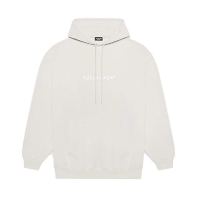 Balenciaga FW21 Logo Hoodie Off-White 570811TIV552970