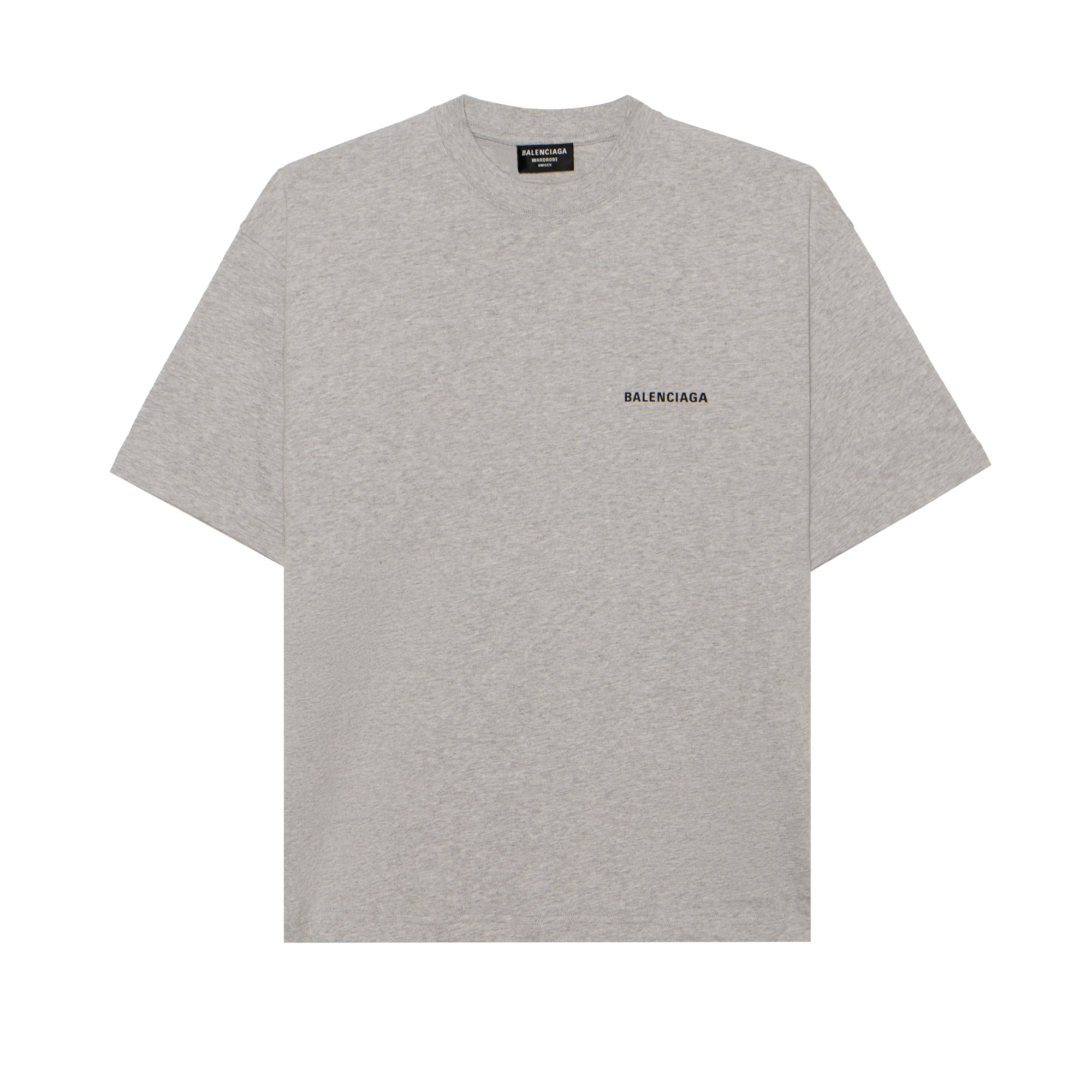 Buy Camiseta Vintage Gris Manga Corta con Logo Balenciaga FW21. 612966TIVG51167