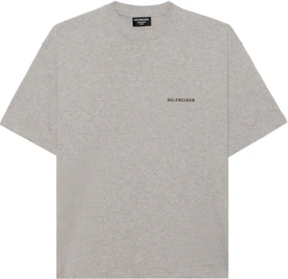 Camiseta Vintage Gris Manga Corta con Logo Balenciaga FW21. 612966TIVG51167 Buy Camiseta Vintage Gris Manga Corta con Logo Balenciaga FW21. 612966TIVG51167