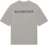 Order Camiseta Vintage Gris Manga Corta con Logo Balenciaga FW21. 612966TIVG51167