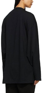 バレンシアガ FW21 マルチリンガルプリント 長袖 Tシャツ ユニセックス ブラック 641667TJVI32771 Lookbook バレンシアガ FW21 マルチリンガルプリント 長袖 Tシャツ ユニセックス ブラック 641667TJVI32771