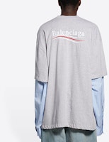バレンシアガ FW21 オーバーサイズ 2イン1 ロングスリーブ Tシャツ グレー. 671401TKVJ11379 Purchase バレンシアガ FW21 オーバーサイズ 2イン1 ロングスリーブ Tシャツ グレー. 671401TKVJ11379
