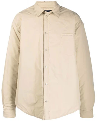 Balenciaga FW21 增厚襯衫外套 米色 675448TGO119799 Buy Balenciaga FW21 增厚襯衫外套 米色 675448TGO119799
