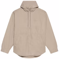Balenciaga FW21 Twill Hooded Long Sleeve Parka Khaki Male 671659TKP069501 Balenciaga FW21 Twill Hooded Long Sleeve Parka Khaki Male 671659TKP069501