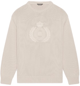 巴黎世家 FW21 中性米色Logo針織圓領毛衣 - 完美禮物推薦 664369T32119028 Buy 巴黎世家 FW21 中性米色Logo針織圓領毛衣 - 完美禮物推薦 664369T32119028