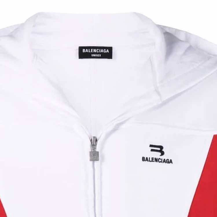 Balenciaga FW21 White Zip-Up Hoodie Jacket Long Sleeve. 675330TLVA39028 圖 7