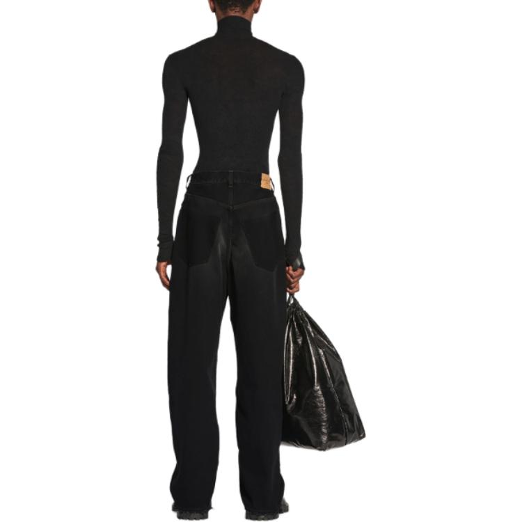 Balenciaga FW22 360° Show Black Loose Fit Unisex Patchwork Pocket Jeans 719337TNW541129 圖 8