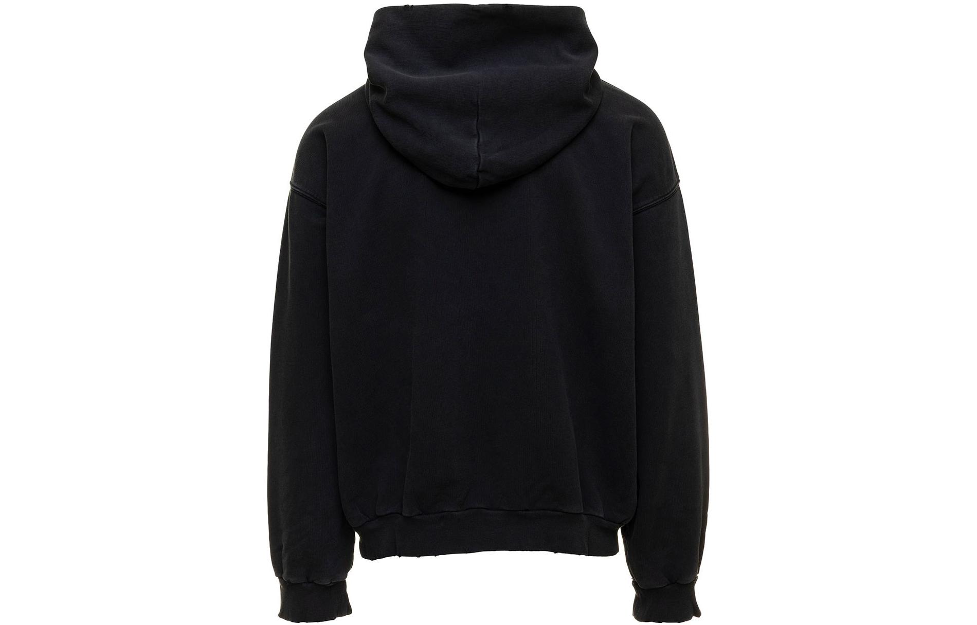 Balenciaga FW22 'Be Different' Logo Print Hoodie Black Unisex Pullover. 720426TNVV11070 圖 3