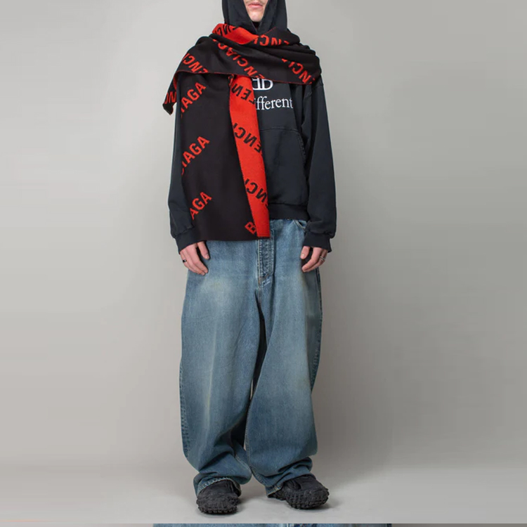 Balenciaga FW22 'Be Different' Logo Print Hoodie Black Unisex Pullover. 720426TNVV11070 圖 7