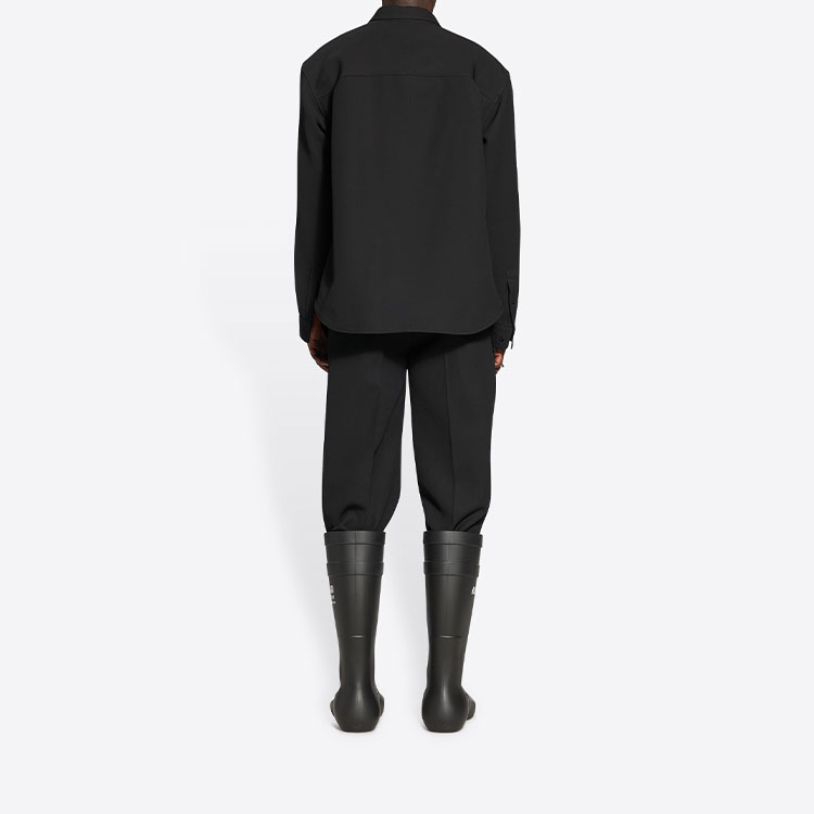 Balenciaga FW22  Black Casual Loose-Fit Long-Sleeve Jacket. 704451TIT221000 圖 5