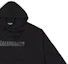 Sizing Balenciaga FW22 Sudadera Negra con Logo Distressed Estampado Corte Regular. 659403TKVB61781