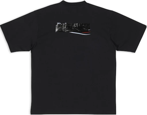 巴黎世家 FW22 黑色字母印花寬鬆版型圓領T恤 641675TNVG11089 Lookbook 巴黎世家 FW22 黑色字母印花寬鬆版型圓領T恤 641675TNVG11089