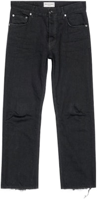Balenciaga FW22 Jeans Hitam Loose Fit Straight-Leg. 697830TBP471029 Order Balenciaga FW22 Jeans Hitam Loose Fit Straight-Leg. 697830TBP471029