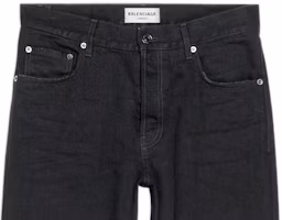 Details for Balenciaga FW22 黑色寬鬆直筒牛仔褲 697830TBP471029