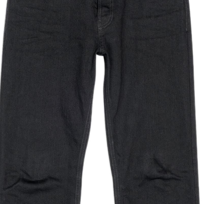 Sizing Balenciaga FW22 Jeans Hitam Loose Fit Straight-Leg. 697830TBP471029