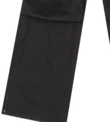 발렌시아가 FW22 블랙 로우웨이스트 카고 팬츠 포켓 디테일 704704TKP271000 Cheap 발렌시아가 FW22 블랙 로우웨이스트 카고 팬츠 포켓 디테일 704704TKP271000