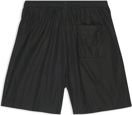 발렌시아가 FW22 블랙 솔리드 스트레이트 핏 엘라스틱 쇼츠. 706095TYB181000 Lookbook 발렌시아가 FW22 블랙 솔리드 스트레이트 핏 엘라스틱 쇼츠. 706095TYB181000