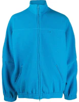 Balenciaga FW22 Blue Zip-Up Jacket Oversized Fit Long Sleeve Outerwear 719865TNQ064407 Balenciaga FW22 Blue Zip-Up Jacket Oversized Fit Long Sleeve Outerwear 719865TNQ064407