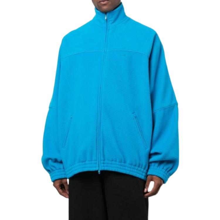Balenciaga FW22  Blue Zip-Up Jacket Oversized Fit Long Sleeve Outerwear 719865TNQ064407 圖 3