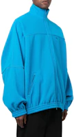 Purchase Balenciaga FW22 Blue Zip-Up Jacket Oversized Fit Long Sleeve Outerwear 719865TNQ064407