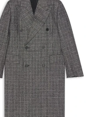 バレンシアガ FW22 チェック柄ストレートカットシングルブレストコート 704488TMU021070 Details for バレンシアガ FW22 チェック柄ストレートカットシングルブレストコート 704488TMU021070