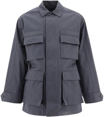Balenciaga FW22 Jaket Kelabu Multi-Poket Gaya Regular Fit 720159TNP072043 Order Balenciaga FW22 Jaket Kelabu Multi-Poket Gaya Regular Fit 720159TNP072043