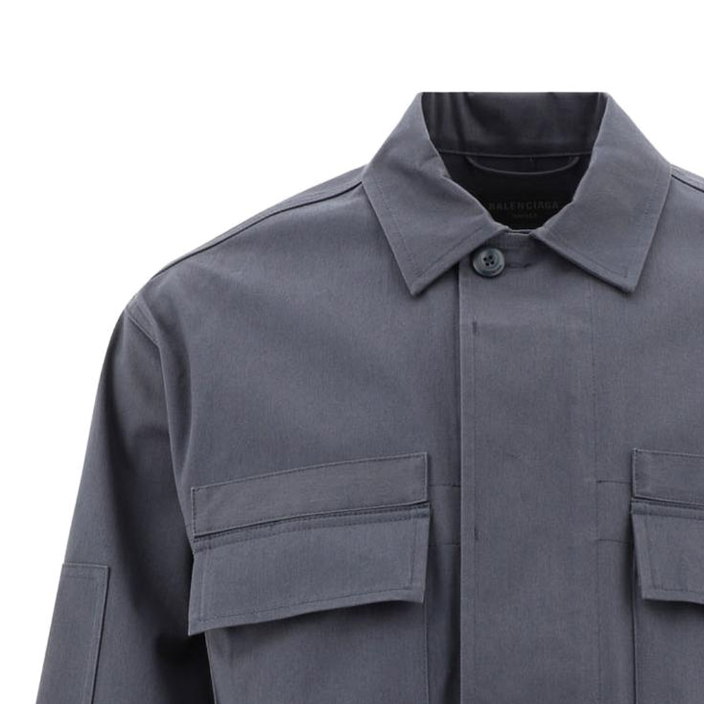 Balenciaga FW22  Gray Utility Multi-Pocket Jacket Regular Fit 720159TNP072043 圖 6