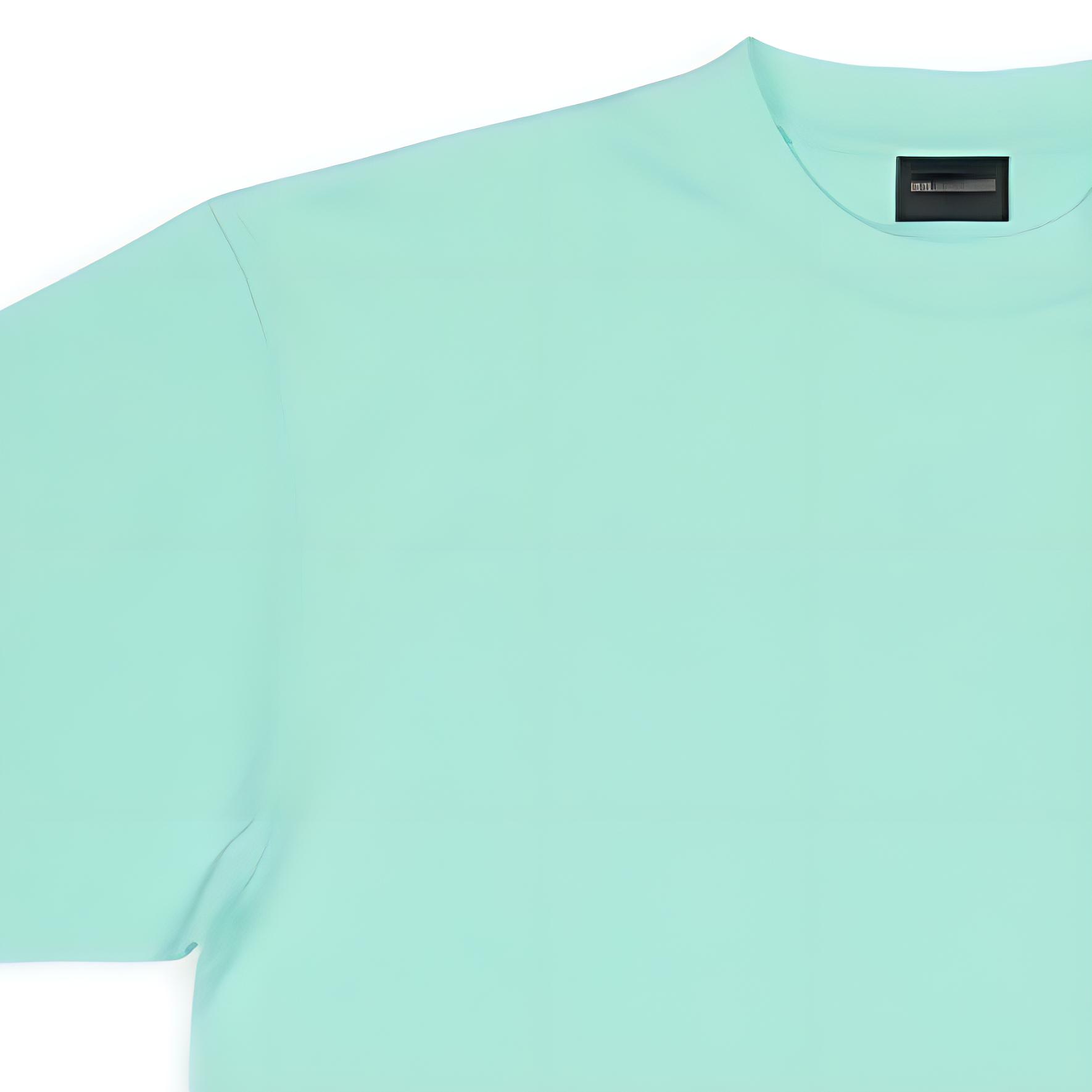 Balenciaga FW22  Mint Green Logo Oversized Crewneck T-Shirt. 641675TKVJ13461 圖 7
