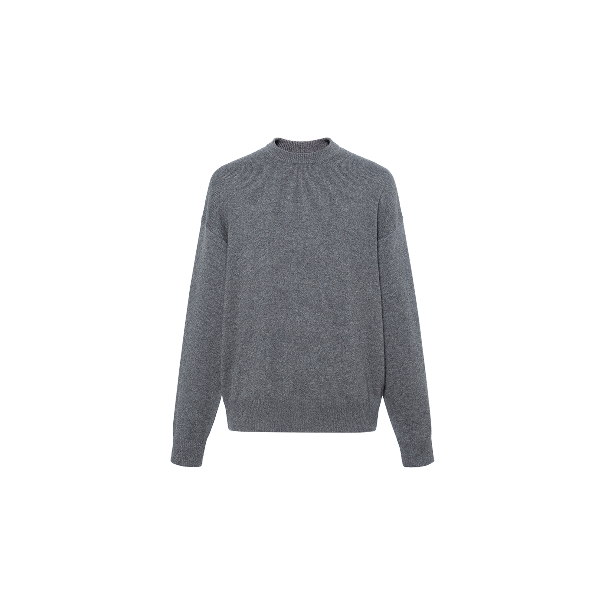 Balenciaga FW22  Oversized Crewneck Cashmere Sweater Grey. 721468T41241100